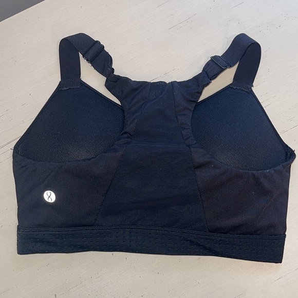 Layer 8 Women's Maximum Support Zip Front Sports Bra racerback - Picture 8 of 16